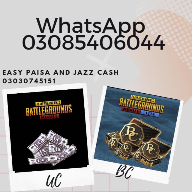 PUBG BC &amp; UC SELLER