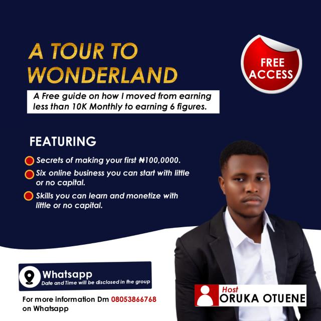 A TOUR TO WONDERLAND 15