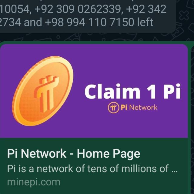 Pi Network Whatsapp group