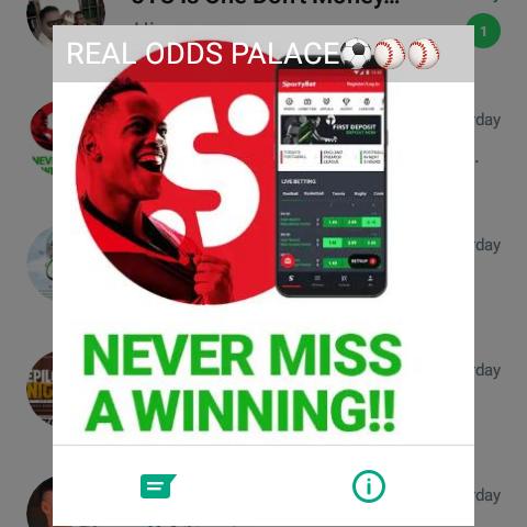 REAL ODDS PALACE 2 Whatsapp group