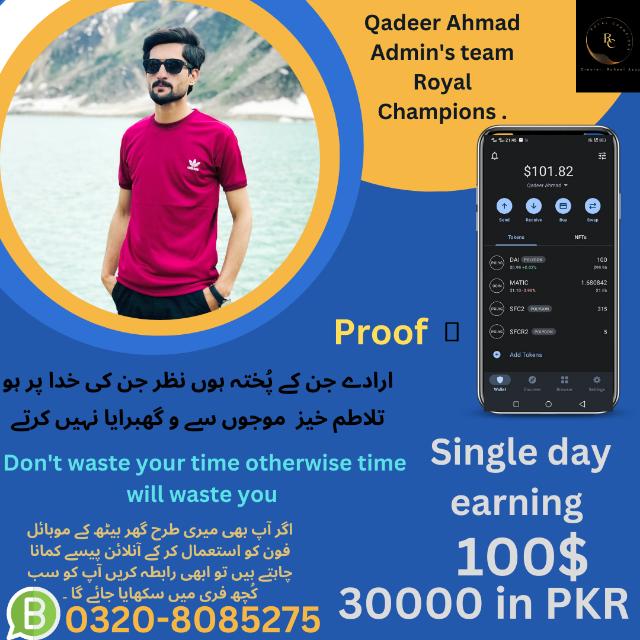 Online earning opportunity 