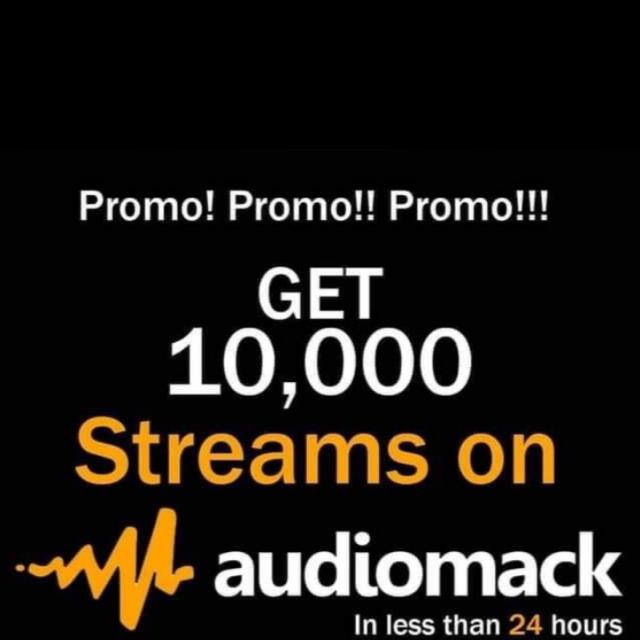100,000 Audiomack plays