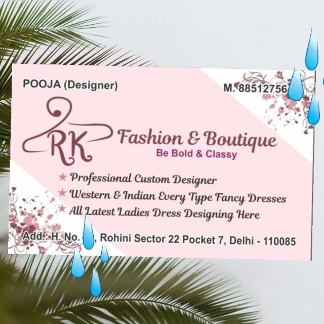 Designer dresses customised