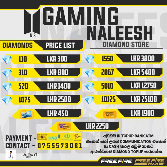 Nalesh  YT  Topup  Senter ??