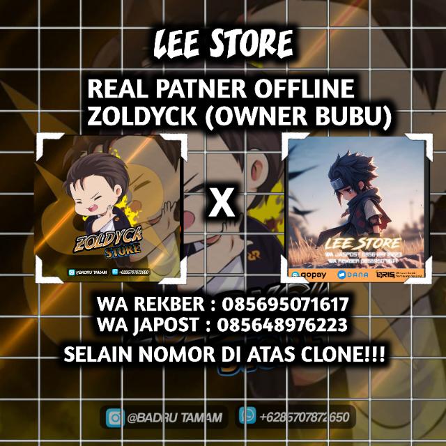 JB||All GAME||LEE STORE X ZOLDYCK REAL OWN BUBU