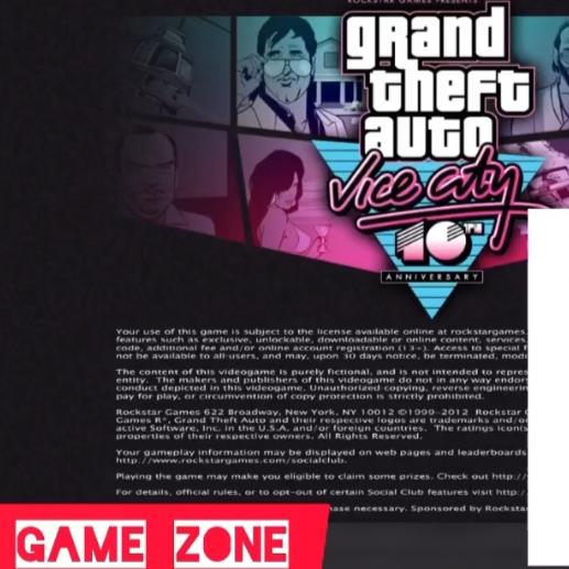 GTA VICE CITY GAME ZONE