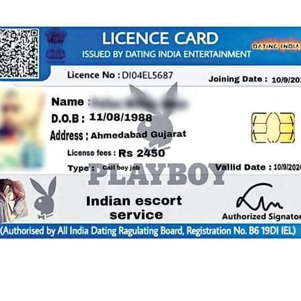 Play boy card