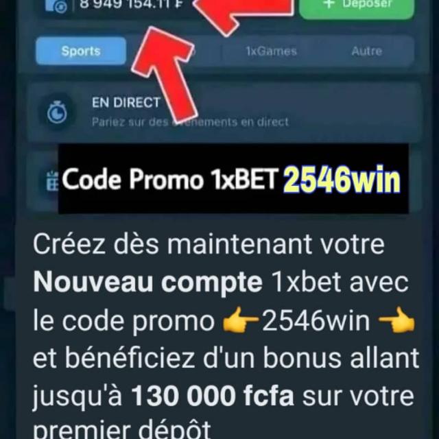 1XBET CODE PROMO 3115win