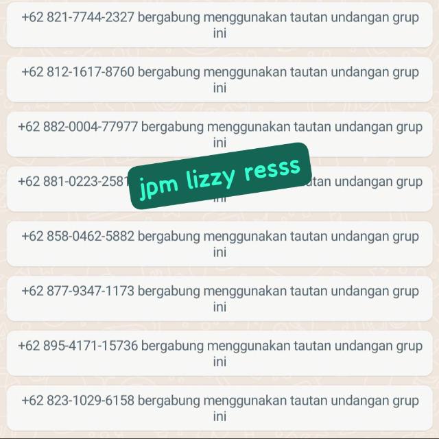warung jpm lizzy ress ?