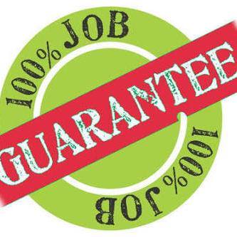 100% Job Guarantee*