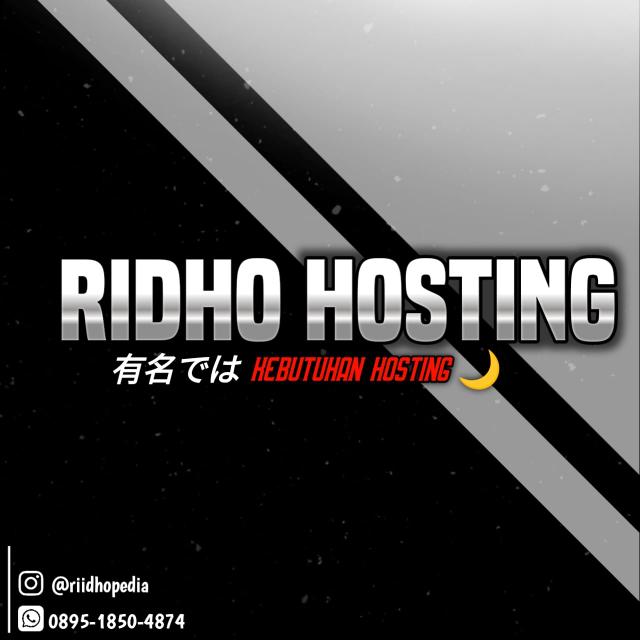 PANEL BY RIDHO HOSTING ☣️(open)?