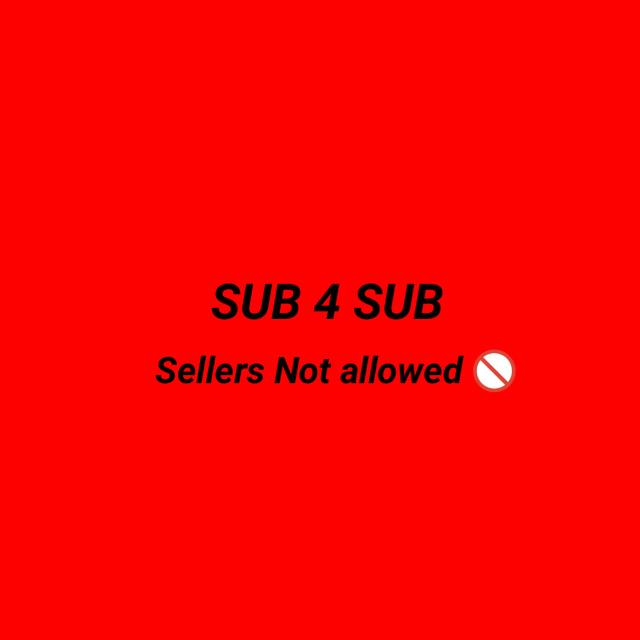 SUB 4 SUB