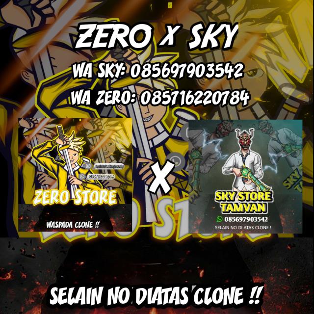 STOK¹ || ZERO STORE × SKY STORE