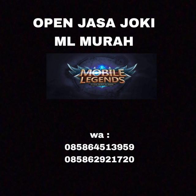 OPEN JASA JOKI FF DAN ML MURAH TERPERCAYA?