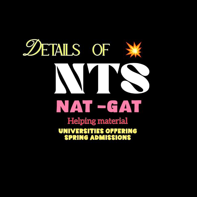 NTS ,NAT,GAT Past papers Group