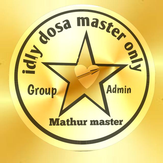Idly dosa master only Whatsapp group