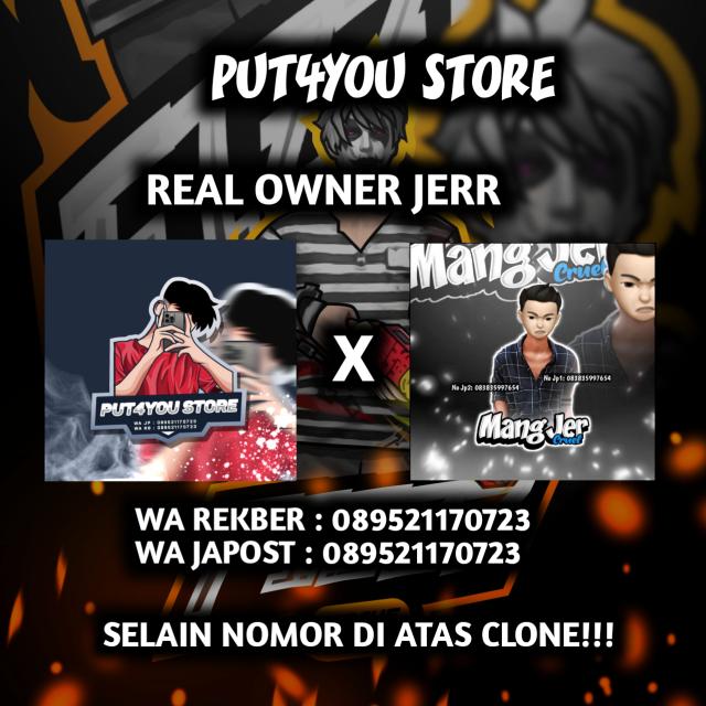 STOK || PUT4YOU STORE OWN MANG JERRR