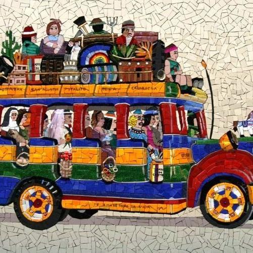 All aboard the crazy bus Whatsapp group