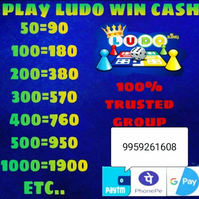 PLAY LUDO WIN CASH Whatsapp group
