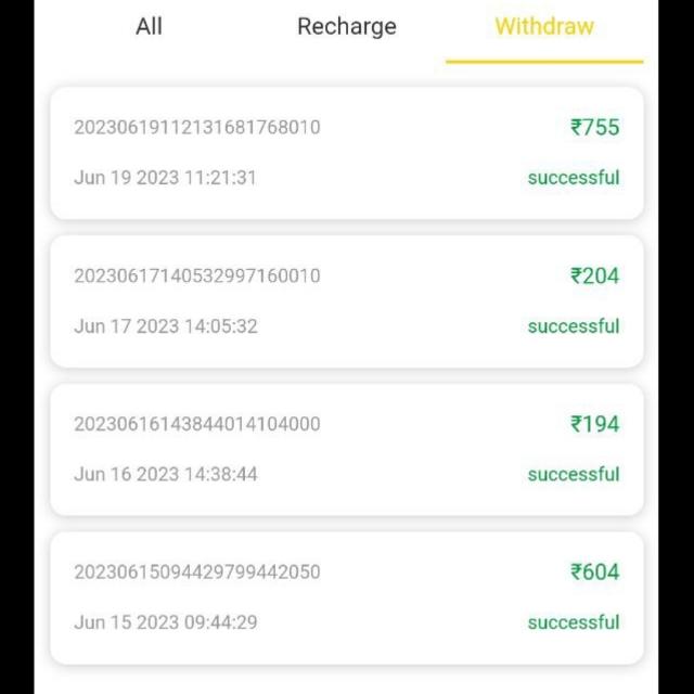 Daily earning