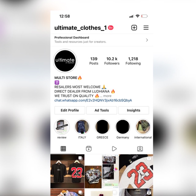 Ultimateclothes1 Whatsapp group