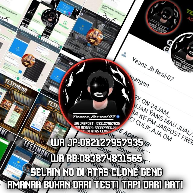 STOK Yeanz JB Real X Own Whatsapp group
