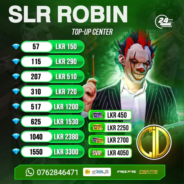 MR SLR ROBIN AND DIAMOND STORE ?⚜️
