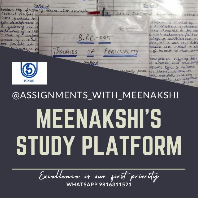 Ignou Assignments?