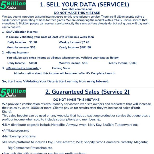 ?5 BILLION SALES?