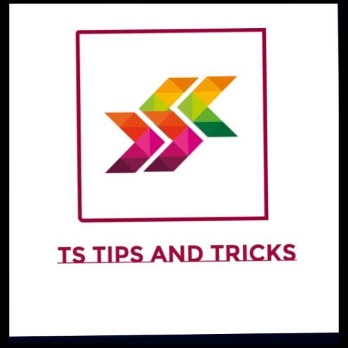 ts tips and tricks Whatsapp group
