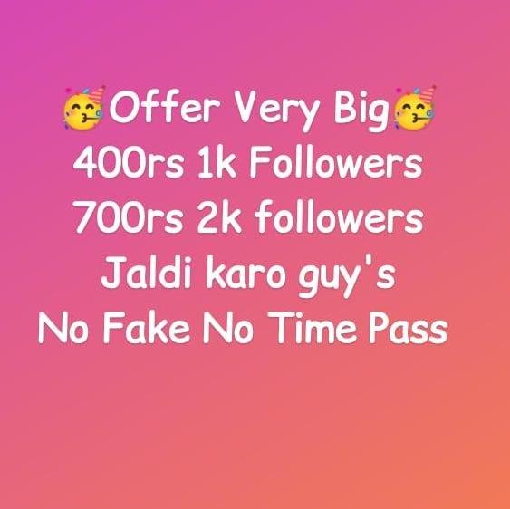 Insta Paid Followers Like Whatsapp group