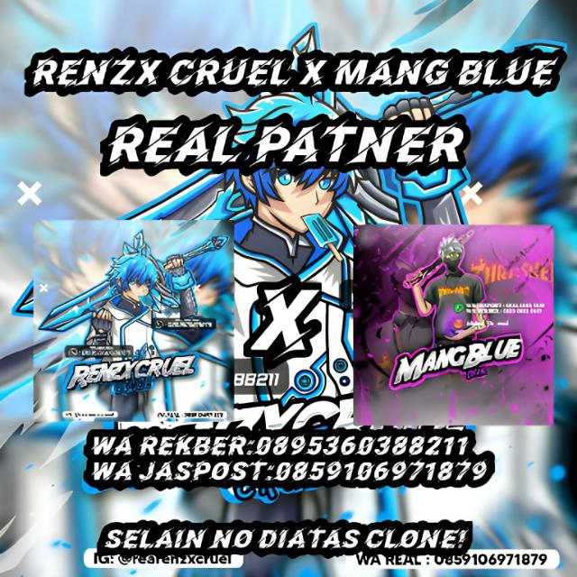 STOK RENZX CRUEL X MANG BLUE DEAR Whatsapp group