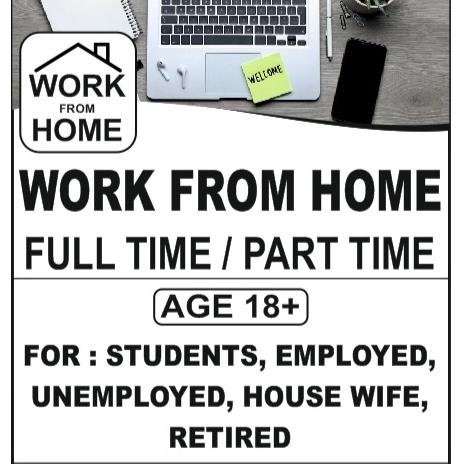 Work from home ? Monthly Earn 20k--25k