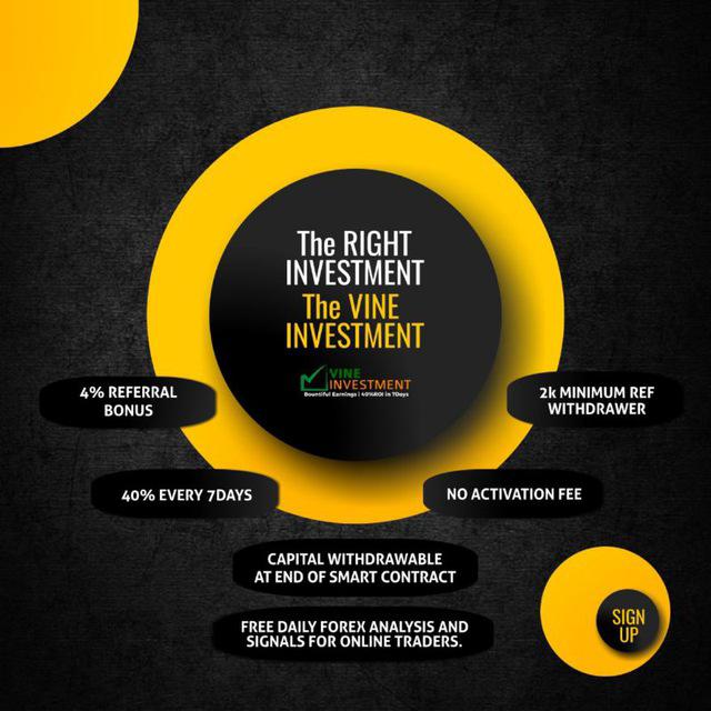 VINE INVEST Whatsapp group