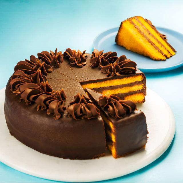 Bolo de cenora azul