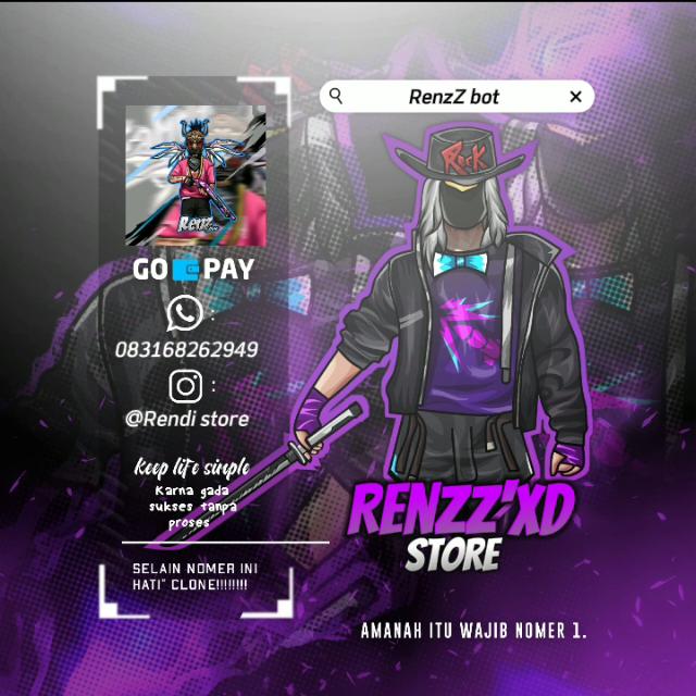 [JB] RENZZ'XDSTORE RELAWAN ANTI RIPER