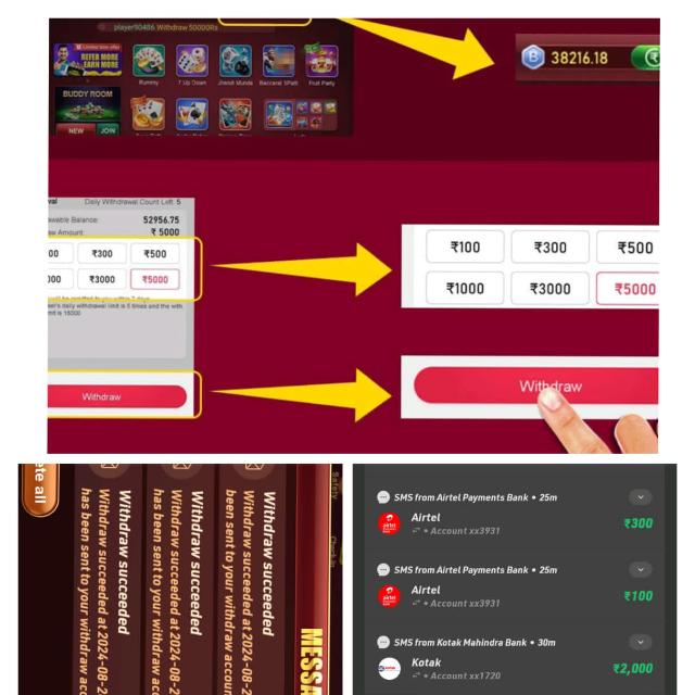Teen patti cash earing app ?☠️