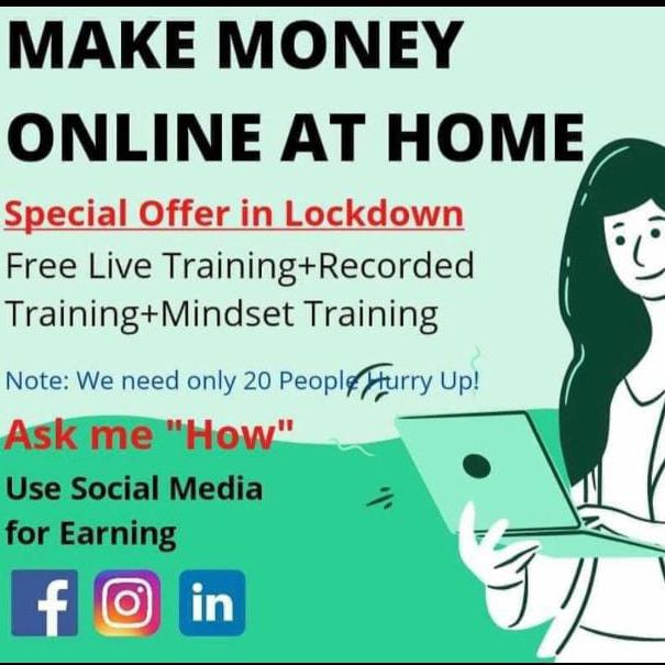 
Work from home 