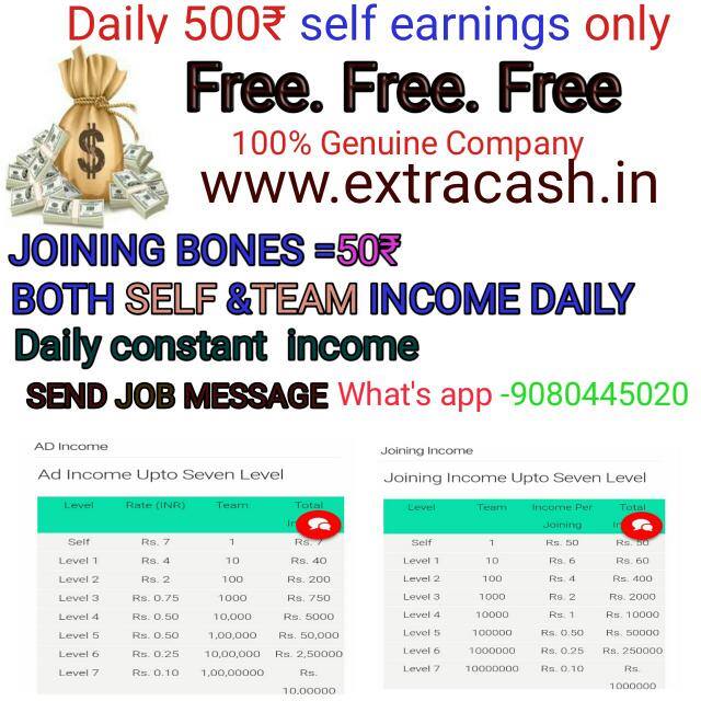 ?Extracash free ad seen ?