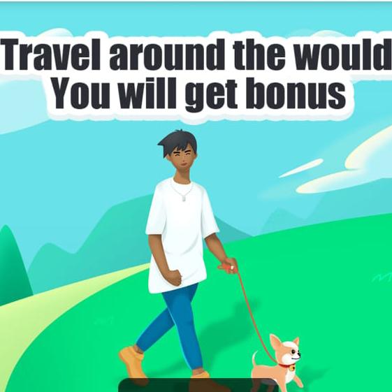 World trip?Earning app daily 700 rupis