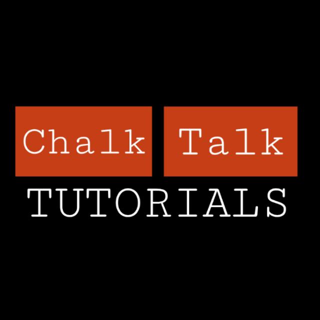 Chalk talk Tutorials??‍???‍???‍?