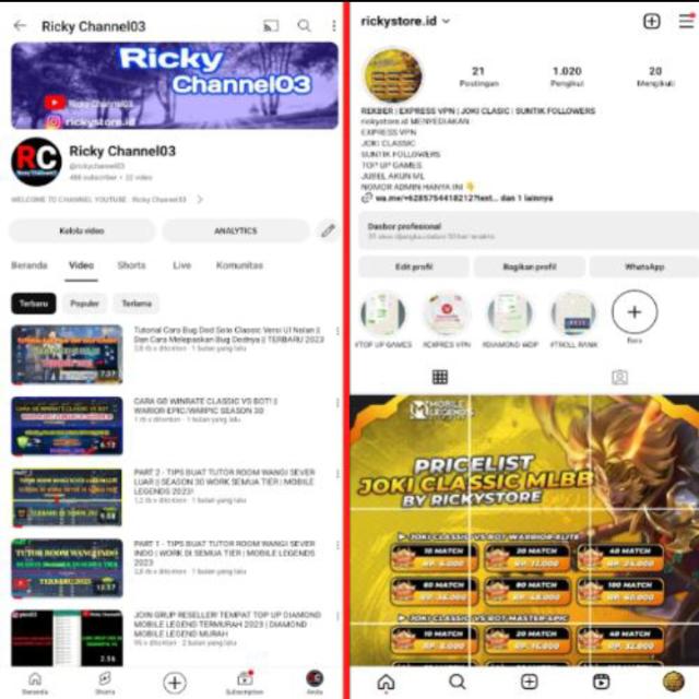 1 JB RICKYSTORE Whatsapp group