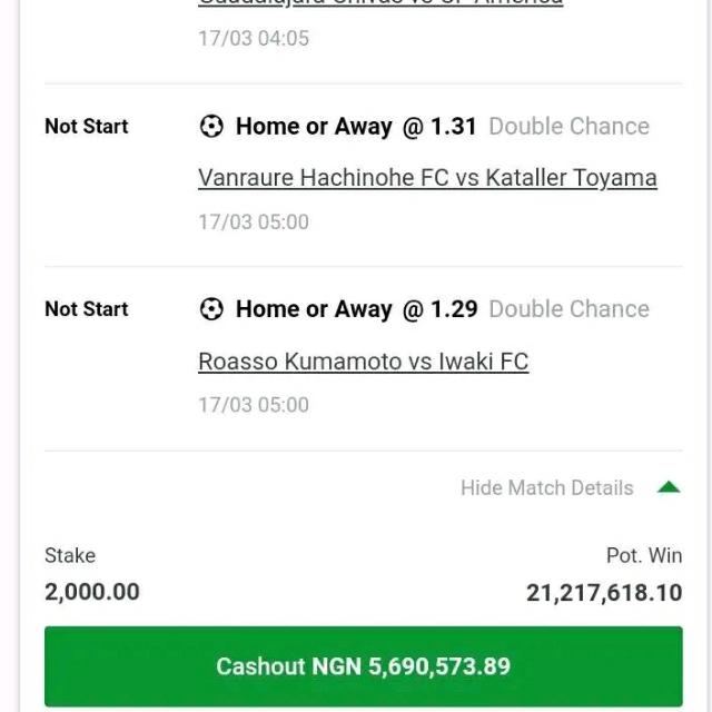 Sportybet correct odds ♦️♦️