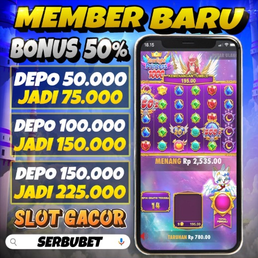 SERBUBET BONUS NEW MEMBER 50 Whatsapp group