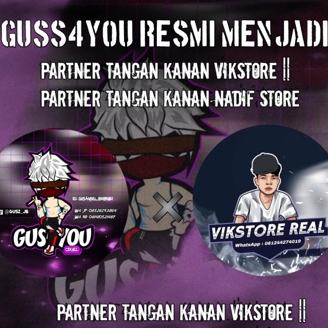 STOK GUS4YOU x VIKSTORE Whatsapp group