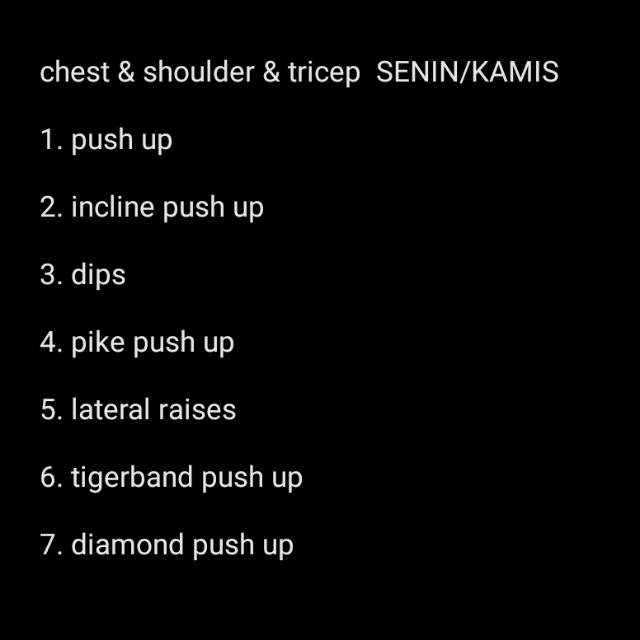 WORKOUT Whatsapp group
