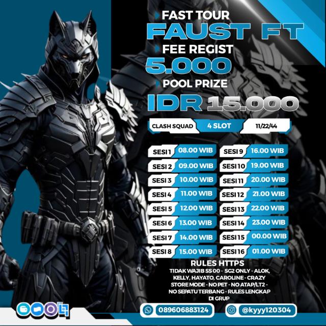 INFO FT CS 5K FAUST Whatsapp group