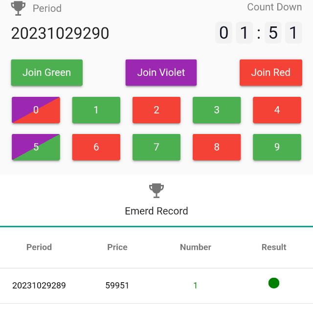 Colour prediction game??