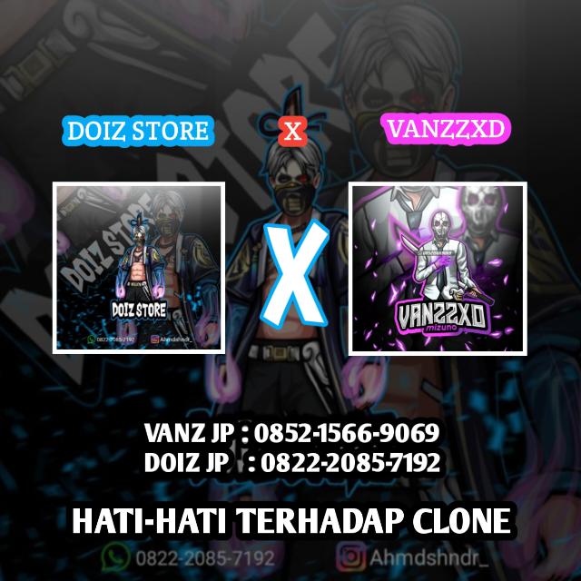STOK DOIZ STORE X VANZZXD Whatsapp group