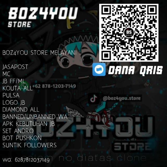 STOK 1 BOZ4YOU STORE Whatsapp group